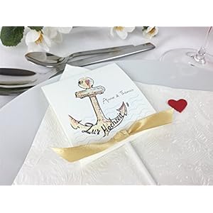 Gastgeschenk zur Hochzeit Anker Personalisiert inkl. Lollies