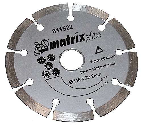 Preisvergleich Produktbild Aerzetix: 115MM Diamant-Trennscheiben Unterbrochen Segmentiert Sägeblätter Diamantscheibe Diamanttrennscheiben für Winkelschleifer Zum Schneiden Von Keramischen Und Sehr Dichten