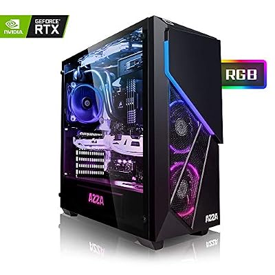 Megaport PC Gamer Premium AMD Ryzen 7 2700X 8X 4,30 GHz Turbo • GeForce RTX2080 8Go • 16Go DDR4 • 480 Go SSD • 1To • Windows 10 • WiFi • USB3.0 Unité Centrale Ordinateur de Bureau
