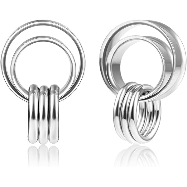 DOEARKO Flesh Tunnel In Acciaio Inossidabile - Dilatatori Per Orecchio Da 8mm A 16mm - Foto 4
