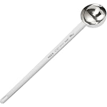 Cuillère Doseuse Café U-Taste - Inox 18/8 - Manche Long 21,5cm - Mesures Gravées - Pour Bidons Et Canettes
