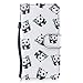 Produktbild iPhone 6 / 6S Hülle, Chreey Schöne Persönlichkeit PU Leder Schutzhülle mit Bunte Muste Flip Case Handyhülle mit Standfunktion Kartenfächer Brieftasche Hülle [Panda]