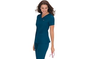 KOI Classics 247 Women's Nicole Scrub Top, Black