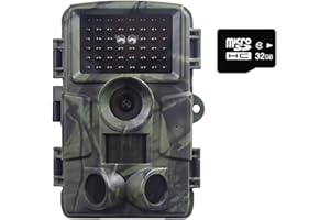 ZYJDGNNY Wildkamera, 4K Kamera, 4 K, 60 MP, Nachtsicht, 25 m, Auslösegeschwindigkeit 0,1 s, automatische IR-Dimmtechnologie, Infrarot-Jagdkamera, maximale Unterstützung 256 G