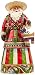 Produktbild ENESCO Jim Shore Weihnachtsmannfigur (englischsprachig), 17 cm mexikanischer Weihnachstmann 7 1/4" Mehrfarbig
