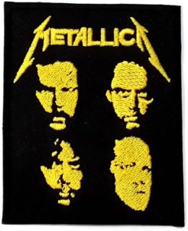 METALLICA patches 6.2x7.6 cm Iron on Patch / Embroidered Patch This Appliques Are Great for T-shirt, Hat, Jean ,Jacket, Backpacks. by Mocking Jayy