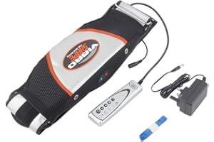 YJYJ Powerful Electric Vibrating Slimming Belt Vibration Massage Belt Relax Tone Vibrating Fat Burning Weight Losing Effectively-Black UK