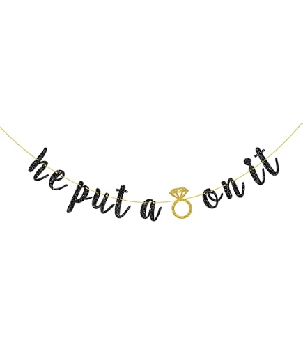 Amscan Banner „You’re Engaged“ – 2,7 M Langes Verlobungs-Banner In Gold & Weiß, Aus Folie