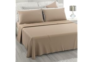 L'ANTICO ARCOLAIO - Lenzuola Matrimoniali Cotone 100% Completo con Federe Cuscini, Set Anallergico e Antiacaro, Colore Tinta Unita, Manifattura Made in Italy con Fibra Naturale