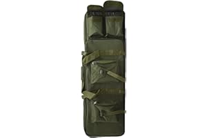 DFANCE Bolsa de Almacenamiento de Caja Rifle,Durable Funda para Armas Largas,Bolsa Táctica Acolchada para Escopeta Doble,Bolsa Larga Escopeta,Almacenamiento Transporte