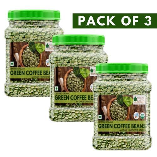 Bliss of Earth 3X500GM Organic Arabica Green Coffee Beans,AA Grade, High Antioxidants, RS.1140 (58.00% Off) - Amazon
