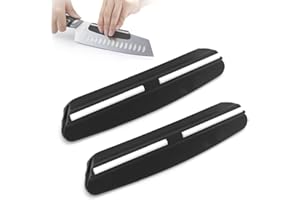 SQHY 2 Pcs Knife Sharpening Guide 15 Degree Knife Sharpener Angle Guide for Whetstone Kitchen Knife Sharper Blade Sharp Diamond Tools Knife Holder