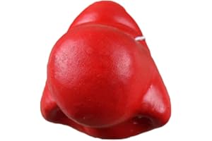 AMOSFUN Bocina de Nariz roja con claxon de Circo, Payaso, Nariz de cómic, Accesorio para Disfraz de Halloween, Accesorios Divertidos (Estilo y Color)