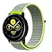 Produktbild Mumuj Magic Nylon Armband für Samsung Watch Smart Watch Armband, Leder Uhrenarmband Anpassbare Bequemen Ersatz Armbänder mit Edelstahl Schnalle (E)