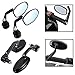 Produktbild Iglobalbuy 7/8" Motorrad Spiegel Lenkerendenspiegel Lenkerspiegel Rückspiegel Universal