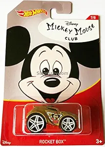 Mattel Hot Wheels Rocket Box Mickey Mouse Club (Golden)