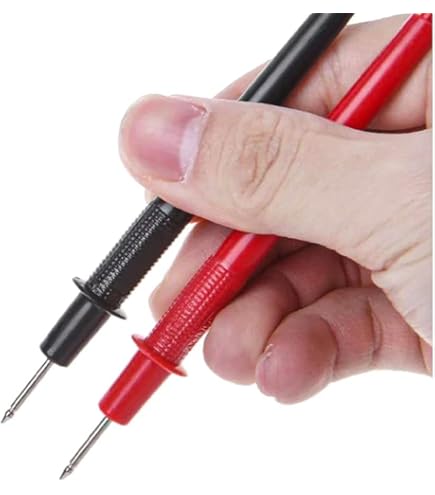 Puntale Rosso 24 Pezzi Sonde Per Multimetro - Puntali Isolati 4mm Per Test Elettrici Puntali A Molla - Foto 6