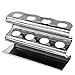 Produktbild Edelstahl Ständer für Rasierer/Zahnbürstenhalter, bakterienfrei und rostfrei, Metier Atelier Wellenform Serie Silber 1 Pack