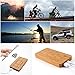 Produktbild Power Bank 6000 mAh Externer Akku Tragbares Ladegerät Bambus Holz Edition Qi Wireless Ladegerät Charger Pad