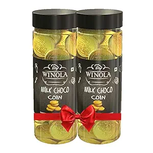 Winola Chocolate Gift Pack | Combo of Milk Chocolate Coin (Pack of 2)