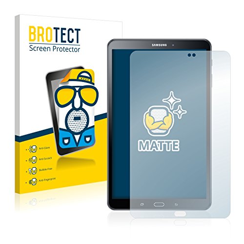 2x BROTECT Matte Displayschutzfolie für Samsung Galaxy Tab A 10.1 SM-T580 (2016) Schutzfolie Matt, Antireflex Folie