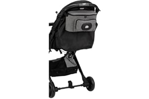 VARIOUSS Bolsa Organizadora para silla de paseo o carro de bebé Universal compacto y ligero (Gris)