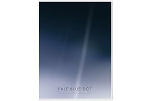 POSTERLOUNGE Pale Blue Dot Plakat NASA 50 x 70 cm Niebieski Obrazy Dekoracja ścienna