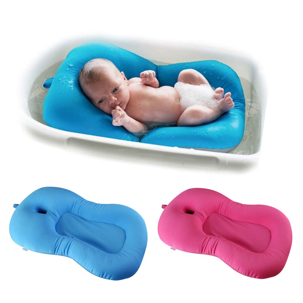 belupai Baby Bath Pad Newborn Baby Foldable Baby Bath Tub Pad Chair