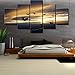 Produktbild xzfddn 5 Stück HD Druck Große Gruppe Skydive Extreme Sport Bild Landschaft Leinwand Wandkunstausgangsdekor Für Wohnzimmer Leinwand malerei