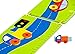 Colourful Wooden Car and Lorry Decorated Height Chart and Triple Coat Hooks Wall Hooks - Car Themed Boys Bedroom Accessories