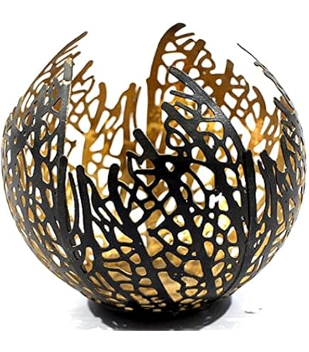 Bougeoir Photophore En Verre Clair – Milford Collection – Ornement Multicolore