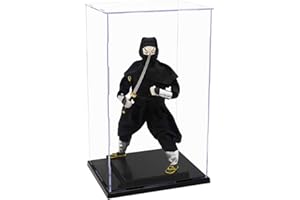 Tingacraft Vitrine Acrylique (18,3 x 14,5 x 31,2 cm) Boîte 30cm pour 1/6 Figurine