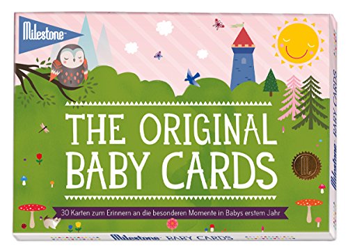 Milestone Baby Cards - Deutsche Version, 30 Karten im Set, einzeln verschweißt