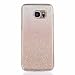 Produktbild Galaxy S6 Hülle, Samsung Galaxy S6 Schutzhülle, MUTOUREN Gradient Farbe Kirstall Glitzern Handyhülle TPU Silikontasche Case Cover Ultra dünne Gel Anti-scratch Tasche Etui Bumper - Rosegold