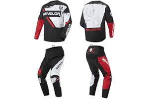 MENDLOR Motocross Jersey Pant Combo Mx Gear Set Mens Women Dirt Bike Gear Set Suit Enduro Ride Racewear Offroad Adult Riding