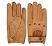 Herren fashion retro stil fahrhandschuhe chauffeur weiches lammleder echtleder - M