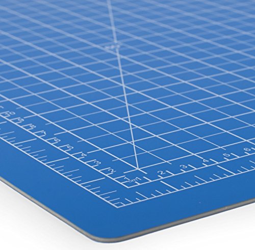 Pavo 8002924 A2 Schneidematte Schneideunterlage, 600 x 450 mm, blau - 3