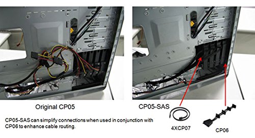 SilverStone SST-CP05-SAS – Hot Swap SAS/SATA 6Gbp Festplattenanschluss für 3.5″ SAS/SATA Festplatten - 7