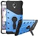 Produktbild OnePlus 3T Hülle Schwarz+Blau,OnePlus 3T Case TPU+PC 360° Armor Outdoor Schutzhülle,Rüstung Serie Hohe Qualität Schutzhülle Muster Schutz Handy Hülle Case Back Cover Tasche Mit Ständer