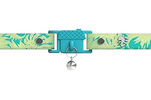 Kittyrama Botanicals Jungle Cat Collar. Award Winning. Hypoallergenic, Quick Release Breakaway, Comfy & Soft. Vet Approved. Other Styles Available