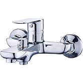 Fleko Modern Banyo Bataryası, 5 Yıl Garantili, Duvara Montaj (Mob Krom)