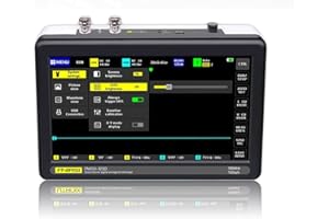 VISLONE Digitaloszilloskop Digitales, Touchscreen Tablette Oszilloskop 7" 2 Kanal, 1013D 2 Kanäle Oszilloskop, 100 MHz Bandbreite, 1GSa / s Abtastratenoszilloskop