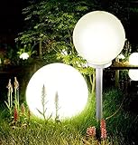 Fundido un brillo mágico sobre su zona al aire libre con esta fabulosa linterna solar de globo de jardín que proporciona iluminación ambiental para su jardín o patio.
