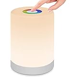 StillCool Lampada notturna intelligente, luce notturna a LED sensore tattile con luce RGB luce, manico e modalità SOS per cam