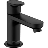hansgrohe Vernis 71583670 71583670 71583670 Cold Water Saving Basin Mixer Tap without Drain, Single Lever Basin Mixer Tap 59