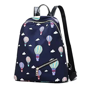 MOCA Womens Girls Women Girl Backpack Backpacks Bagpack Nylon Rucksack Daypack Travel Travelling Picnic Outdoor Work Lightweight School Shoulder Bag Backpack for Womens Girls (Deep Blue)