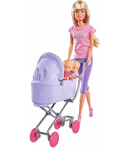 Simba Steffi Love Sneakers Love Puppe – 29 Cm, Mit Modischem Outfit, Jeansjacke & 3 Paar Schuhen