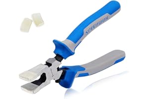 Speedwox - Glasschneiderzange mit Gummispitzen, professionelles Werkzeug, blau