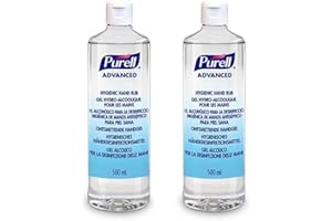 PURELL ADVANCED HAND SANITISER GEL 500mL X 2 Pack, FLIP TOP BOTTLE. Hand Sanitizer Gel kill 99.99% of most common germs. 70% alcohol formulation with moisturisers
