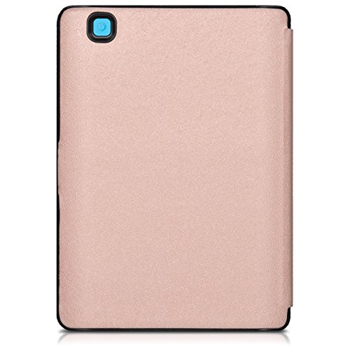 kwmobile Funda para Kobo Aura Edition 2 - Carcasa para e-Reader Estilo  Origami  - Case de e-Book en  Oro Rosa 